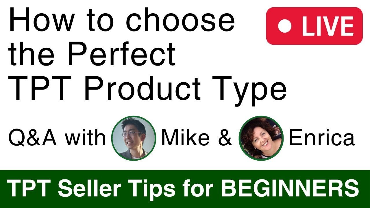 TPT Seller Tip for BEGINNERS: Choose the Perfect TPT Product Type