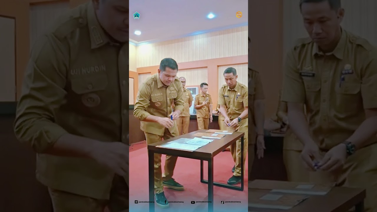 Bupati Bantaeng Pimpin Penandatanganan Pakta Integritas dan Perjanjian Kinerja Perangkat Daerah 2026