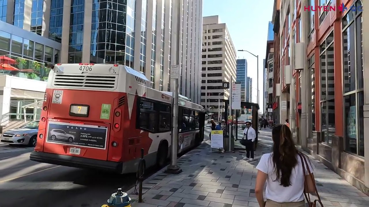 4K Walking in Downtown Ottawa, Ontario | Summer 2022 in Ottawa, capital of Canada