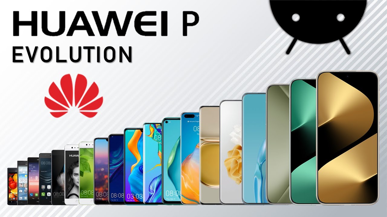 Evolution of Huawei P Series