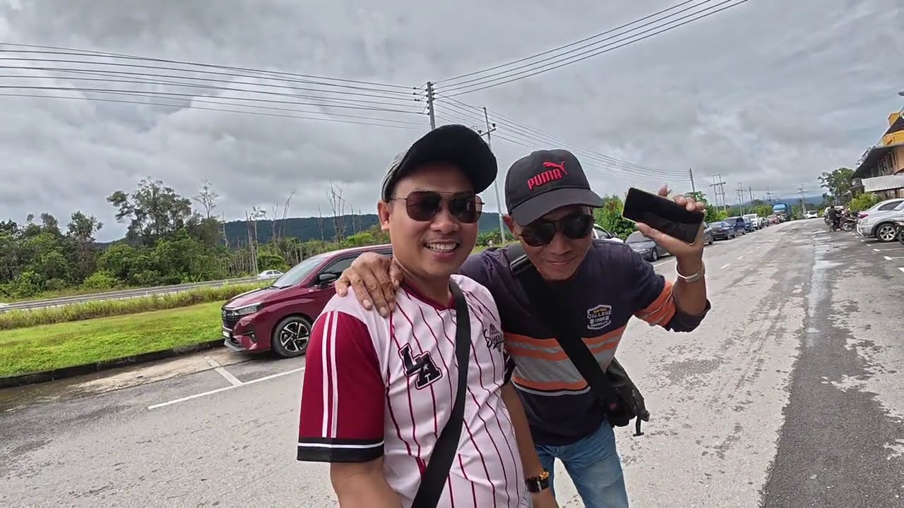 Awal pagi hantar adik ipar balik universiti Sabah dan balik ke kampung halaman mummy shilo 