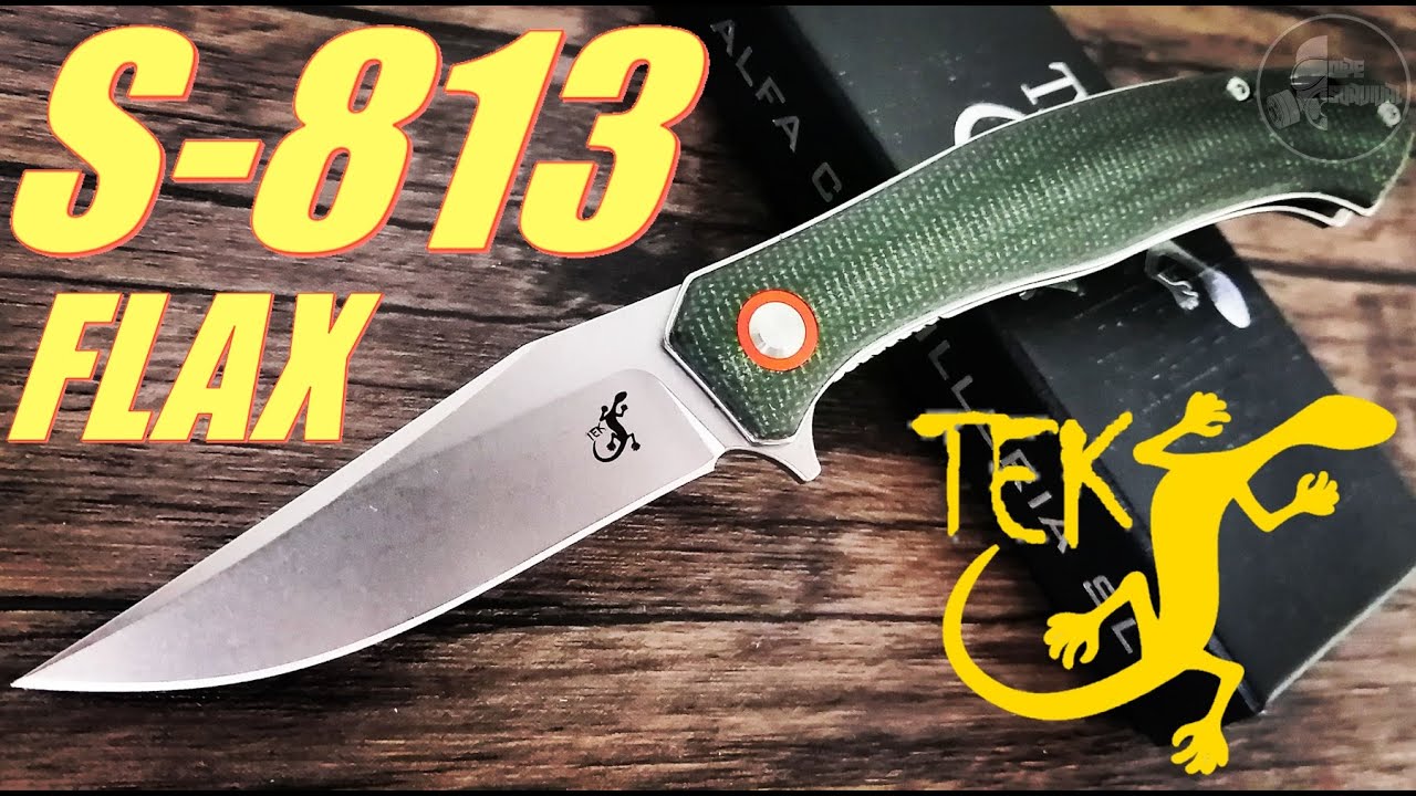 😍❗SI TE GUSTAN LAS NAVAJAS DE CALIDAD ESTA TE ENCANTARÁ❗ , SALAMANDRA TEK S-813 FLAX😍