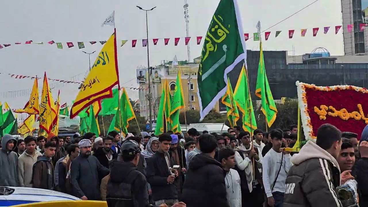 من تعب الطريق إلى طمأنينة الوصول…موكب الإمام المهدي المنتظر (عج) بين ضريحين، 