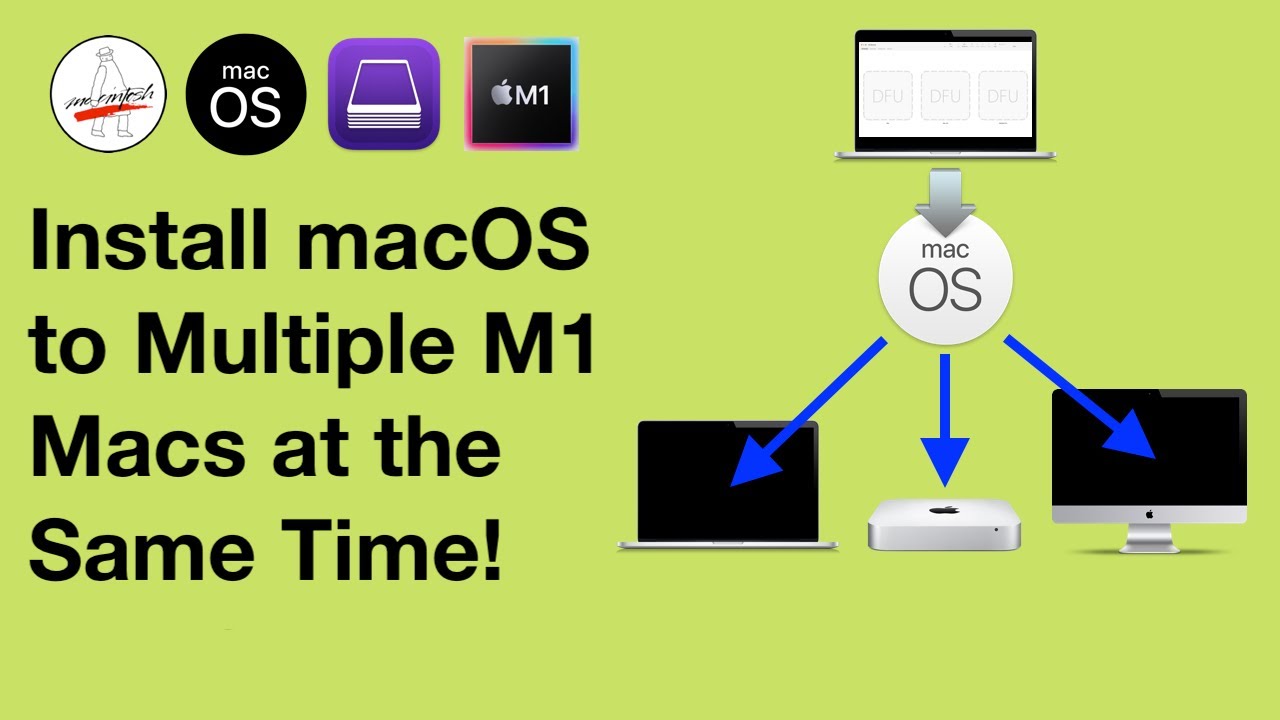 Установите macOS на несколько Mac с процессором M1 с помощью Apple Configurator 2! Полное руковод...