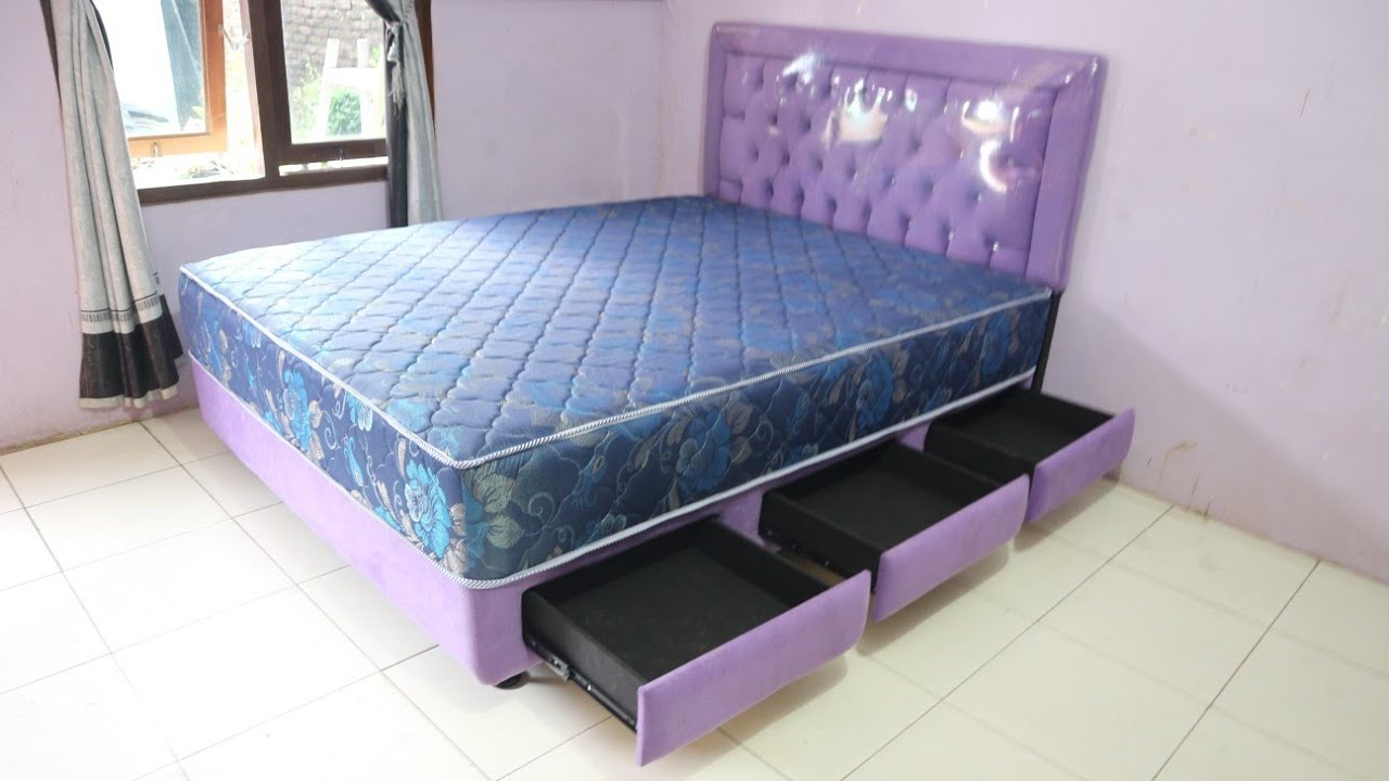 MEMBUAT DIPAN SPRINGBED DENGAN LACI DIBAWAH
