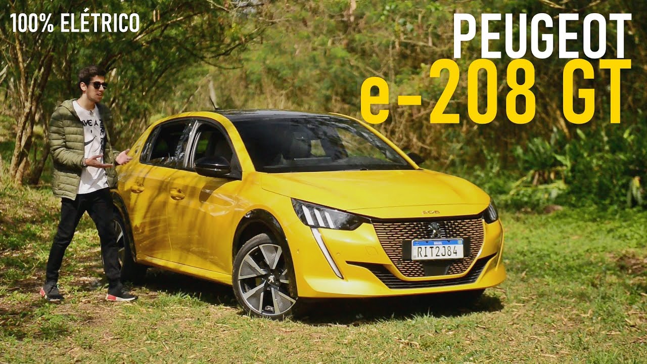 Peugeot e-208 GT Elétrico 2022 | ESSE É O MELHOR CARRO ELÉTRICO  COMPACTO QUE VOCÊ PODE TER! VEJA.