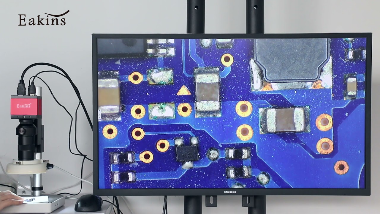1080P HDMI VGA Industrial Measurement Digital Video Microscope C mount Camera