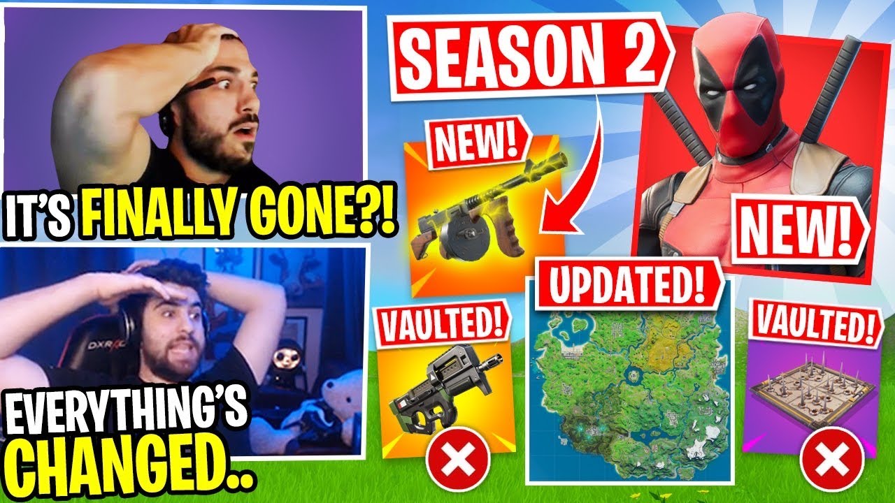The *NEW* Fortnite Season 2 Update! EVERYTHING CHANGED! Ft. SypherPK