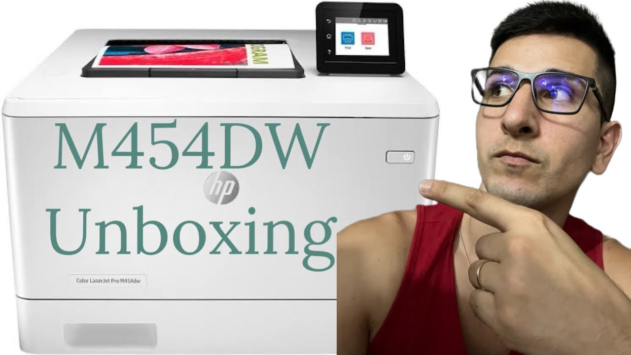 Unboxing/Overview: HP M454DW, impressora mono 110v colorida LASER (de toner), ótimo custo benefício.