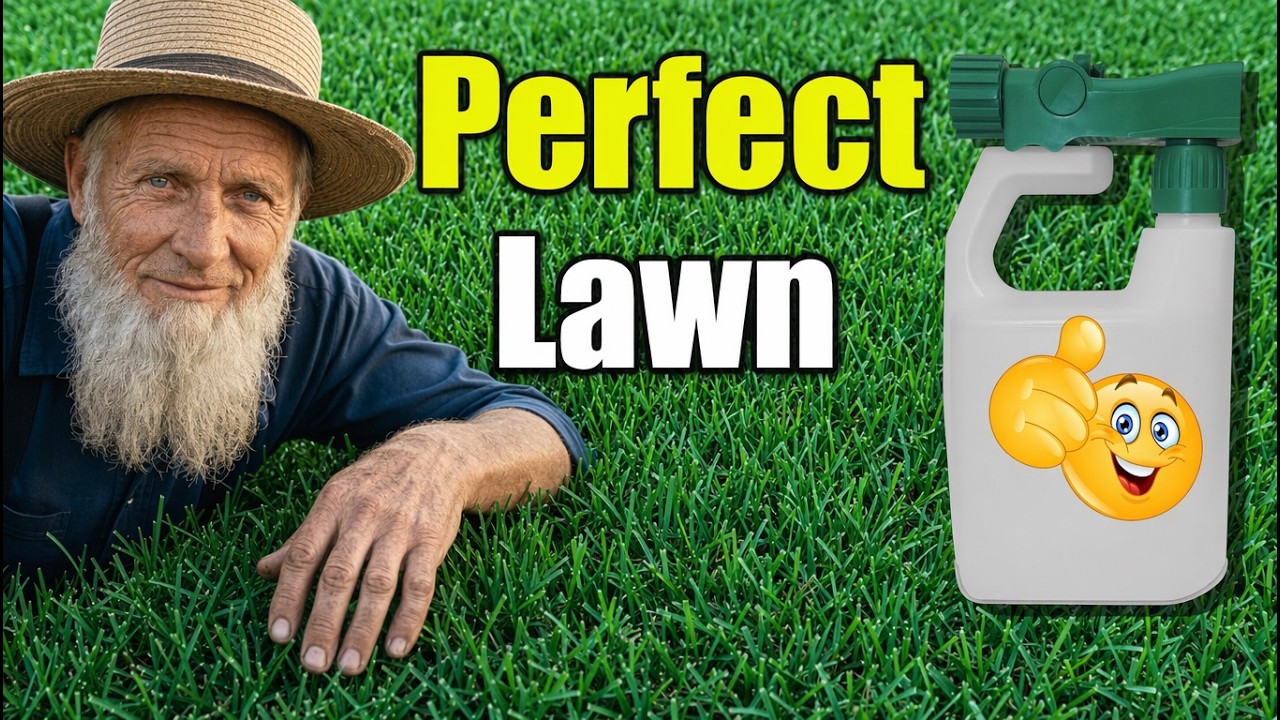 How to Get a Thick Green Lush Lawn Fast the Amish Way