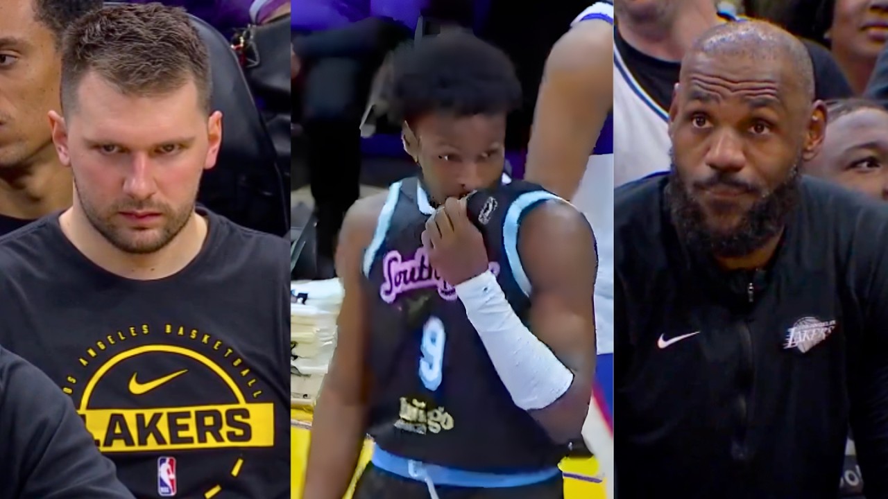 Bronny James Gets EMOTIONAL After First TRIPLE DOUBLE 🔥 l Lakers vs Detroit
