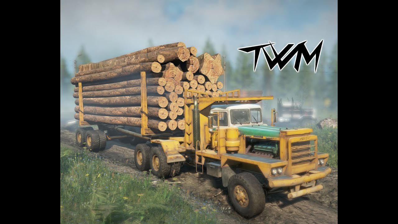 TWM's P16 Logging Bunk and Trailer Loading Demo
