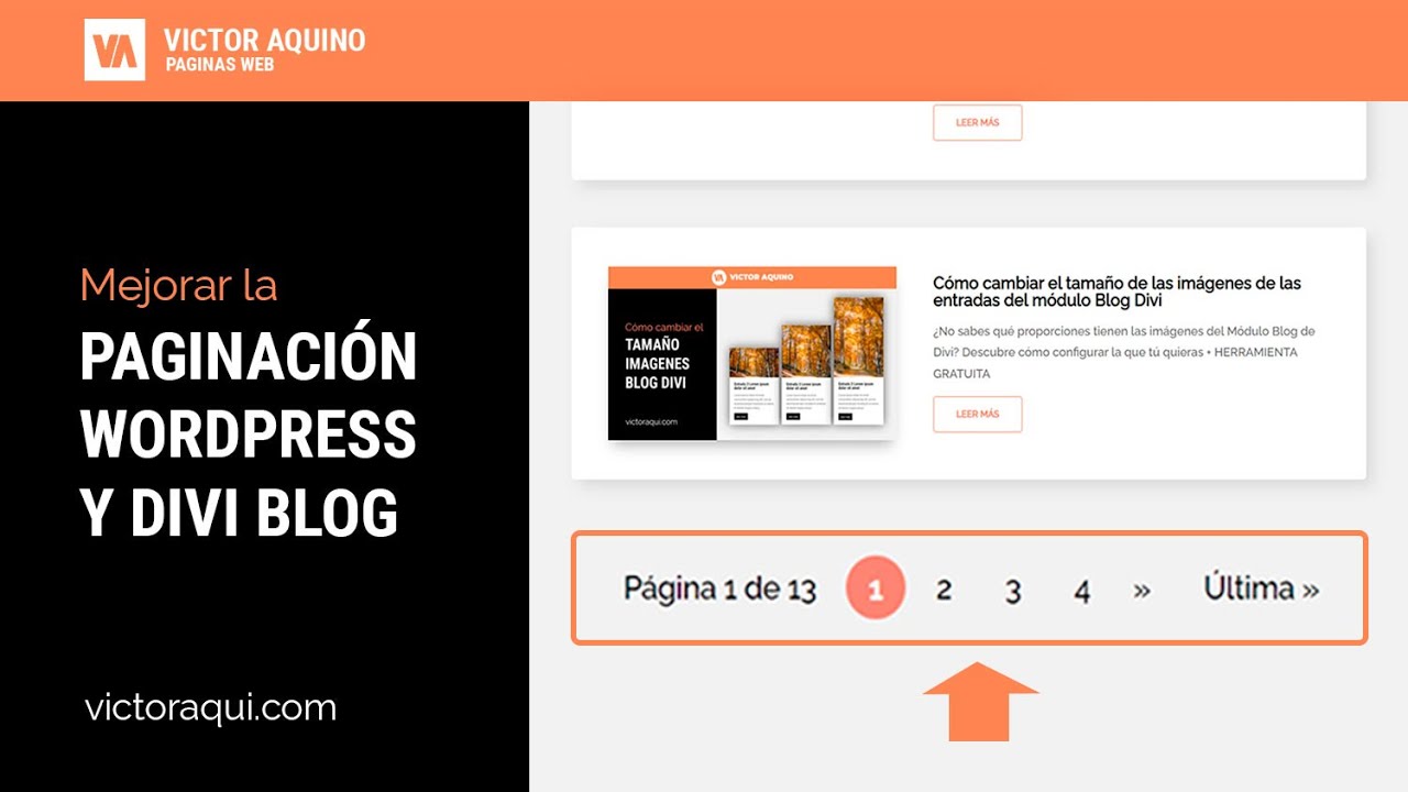 🥇 Mejorar Paginación por defecto de Wordpress y Módulo Divi Blog - Incluye herramienta gratuita