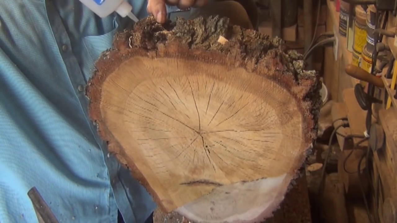 Woodturning Fresh cut log into beautiful Bowl by Al Furtado