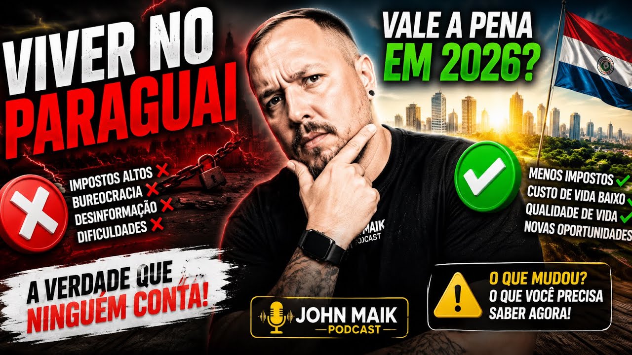 CUSTO de VIDA no PARAGUAI em 2025 #morarnoparaguai  #johnmaikkanis #vivernoparaguai2025