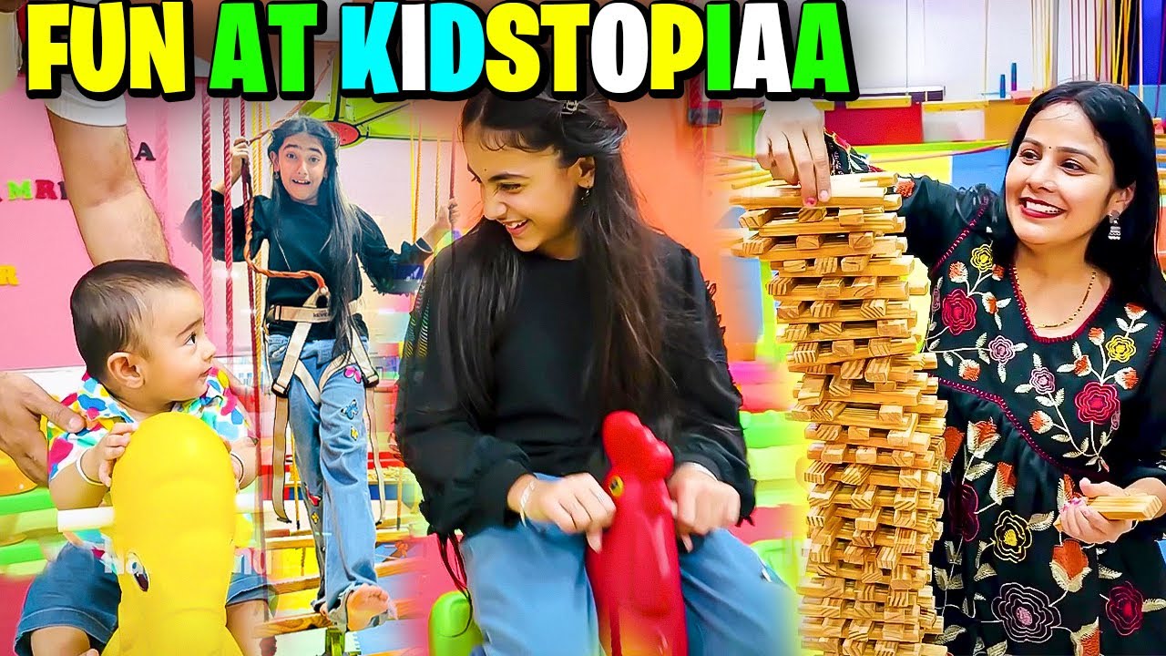 FUN CHALLENGES AT KIDZTOPIAA: A Fun-Filled Biggest Play Area for Kids!! @SamayraNarulaandFamily