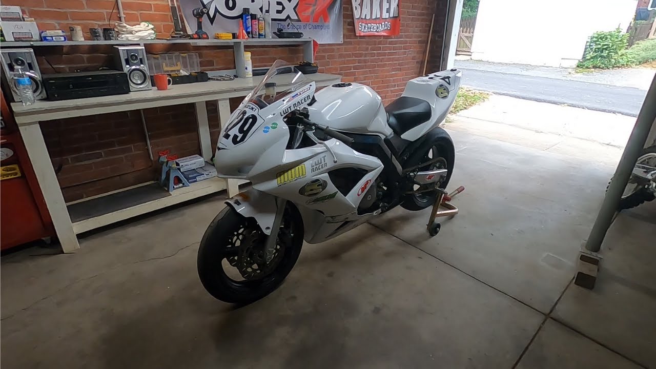 Pulling The Motor From My SV 650 Race Bike