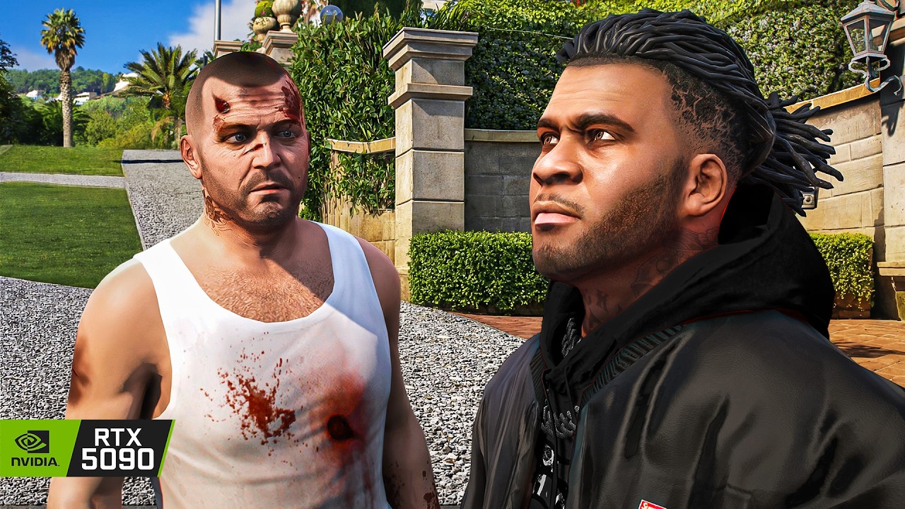 GTA 5 'Fresh Meat' Mission 8K Gameplay | RTX 5090 Remastered Graphics MOD
