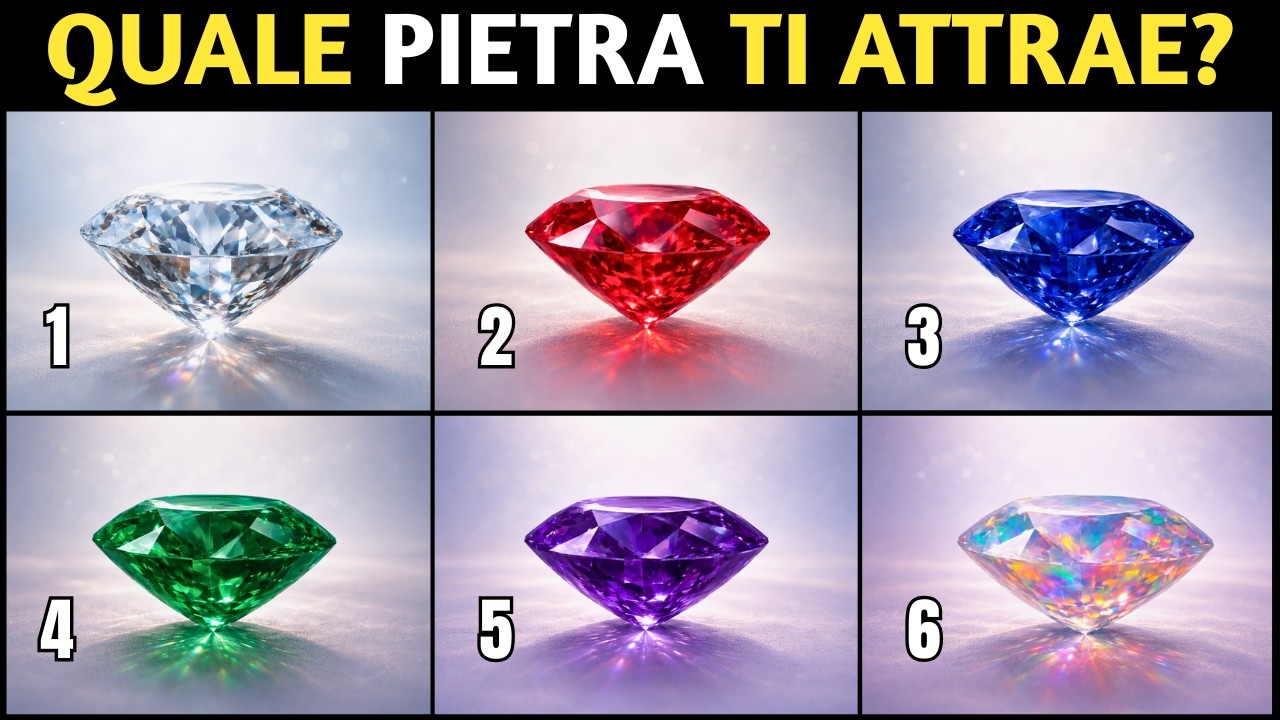 Quale Pietra Preziosa Ti Rappresenta Oggi? Il Test Psicologico che Rivela la Tua Fase Interiore