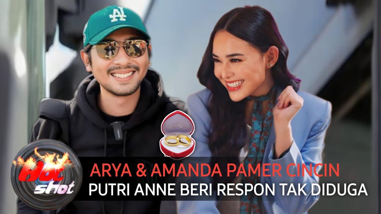 Heboh sebut tunangan Arya saloka dan Amanda manopo pamer cincin dijarinya Begini respon Putri anne