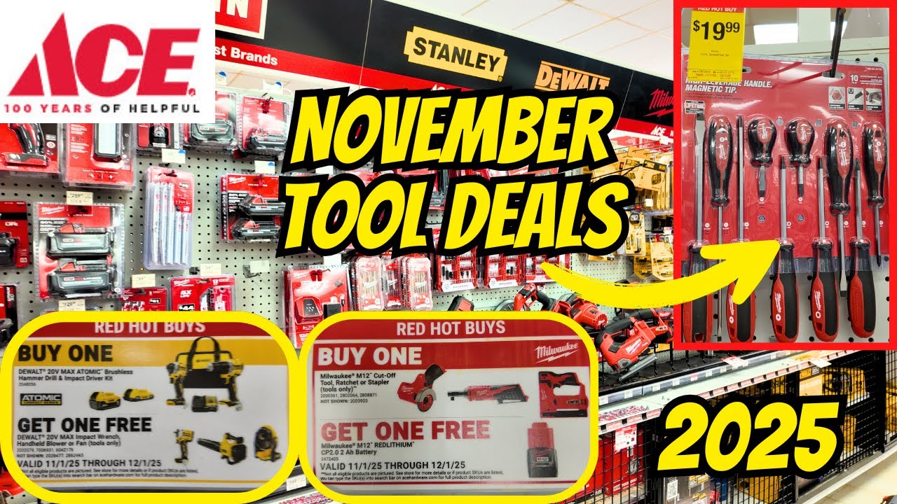 Лучшие предложения от Ace Hardware Tool в ноябре, которые вы ОБЯЗАТЕЛЬНО должны увидеть