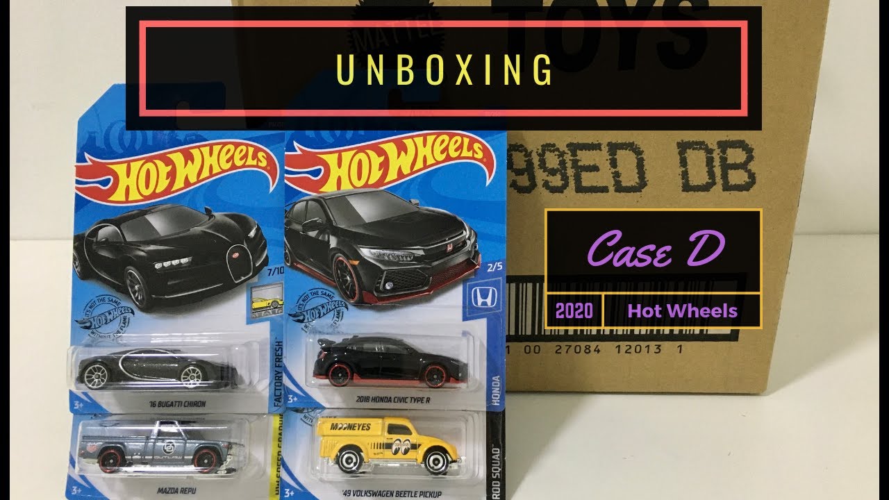 Unboxing - Hot Wheels Case D 2020
