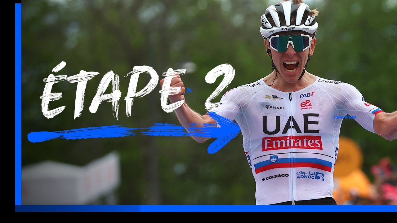 GIRO 2024 - Coup de force et coup double pour Pogacar : le résumé de sa victoire sur la 2e étape