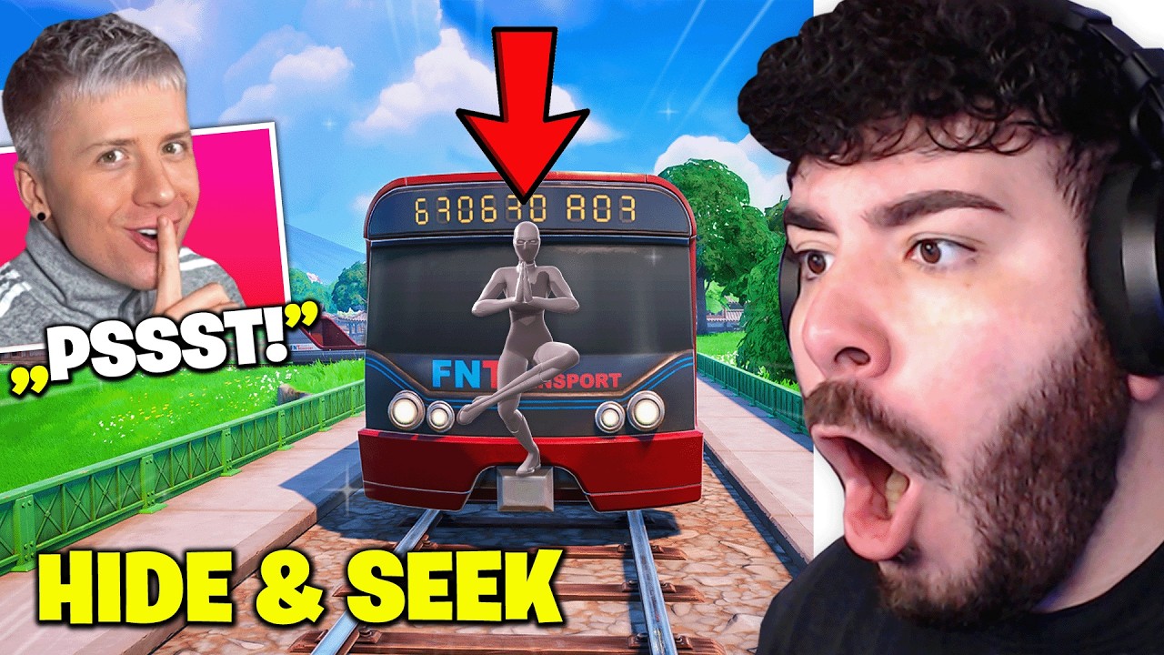 ZYZTM geht UNDERCOVER in meinem HIDE & SEEK und ich raste KOMPLETT AUS ... Fortnite