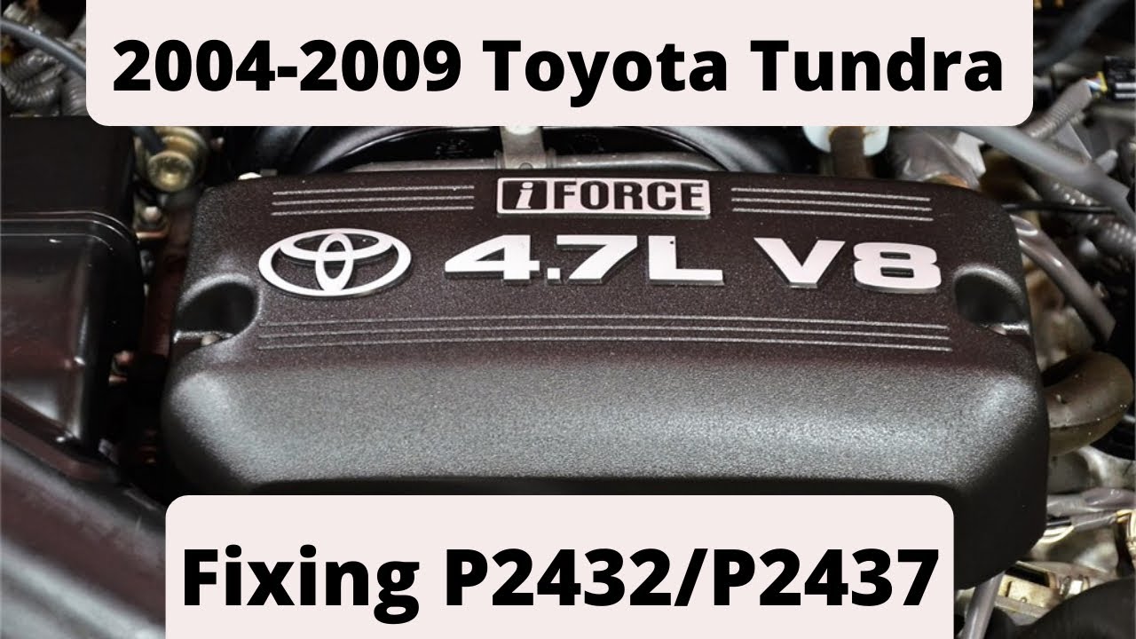 Замена обратного клапана насоса вторичного воздуха Toyota Tundra 2004-2009, P2432/P2437