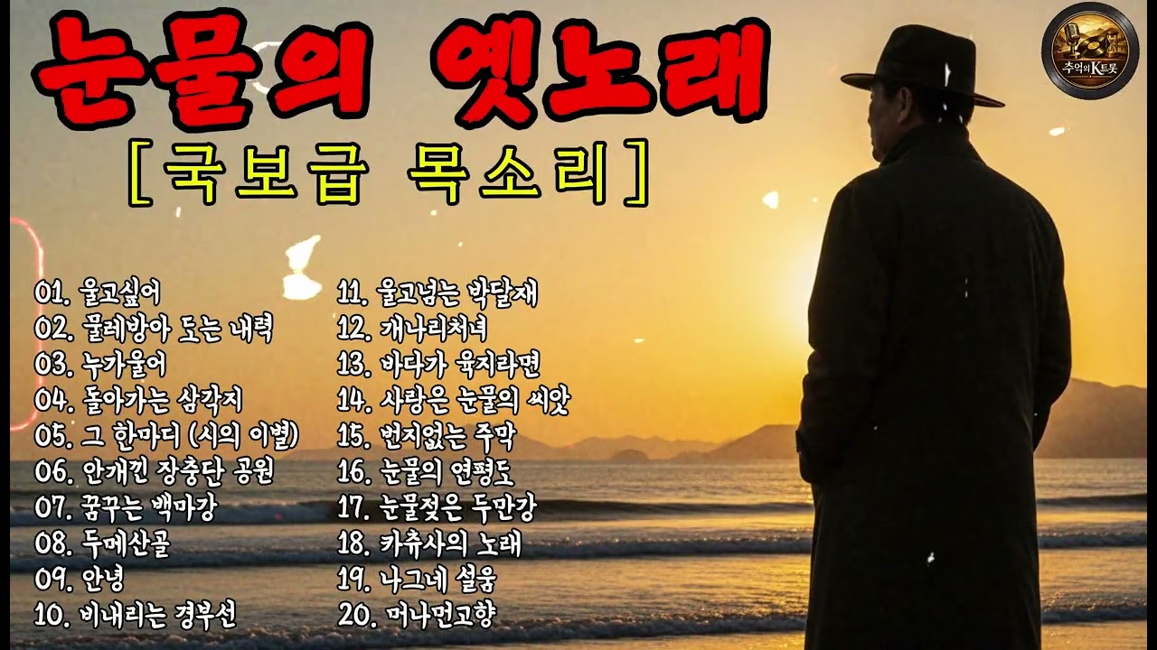 🎧 눈물의 옛노래 국보급 목소리 │7080 추억의 트로트 명곡 모음 · 정통 트로트 히트곡 연속듣기 · 5060 세대 애창곡 플레이리스트 💖고향 생각날때 듣는 노래