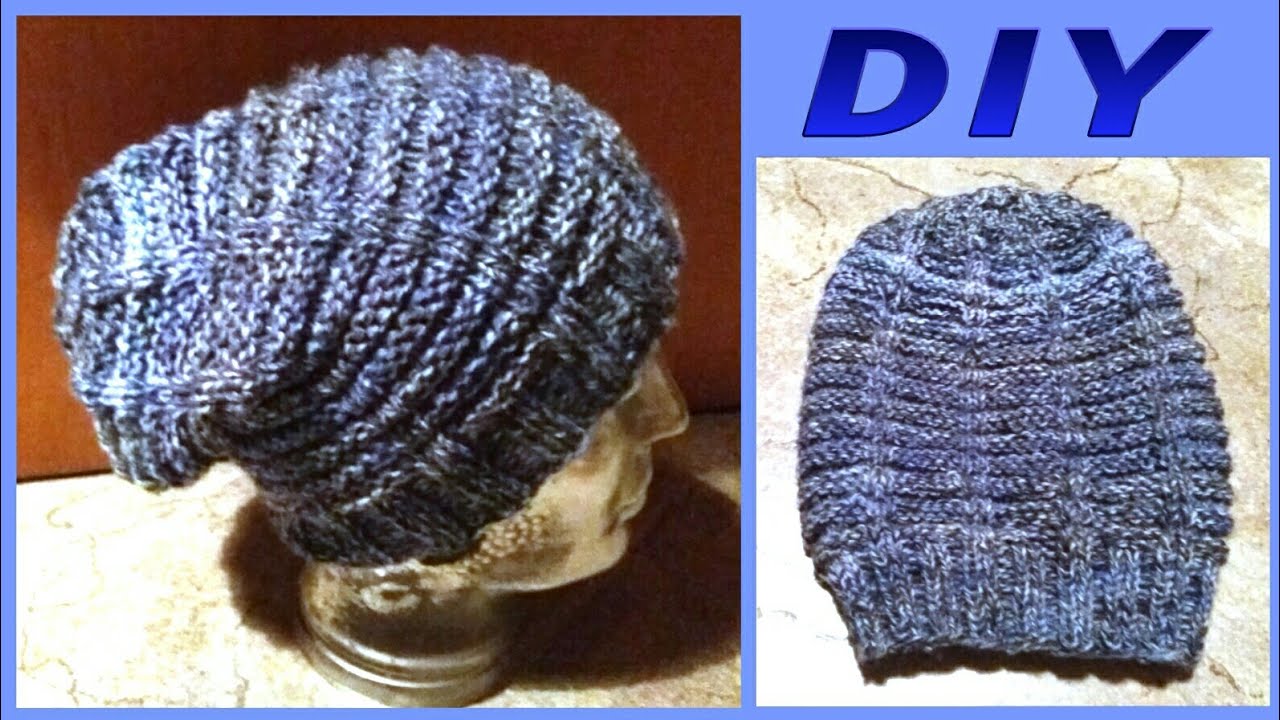 Mütze / Beanie mit Gittermuster stricken • DIY * Julebuergerfee