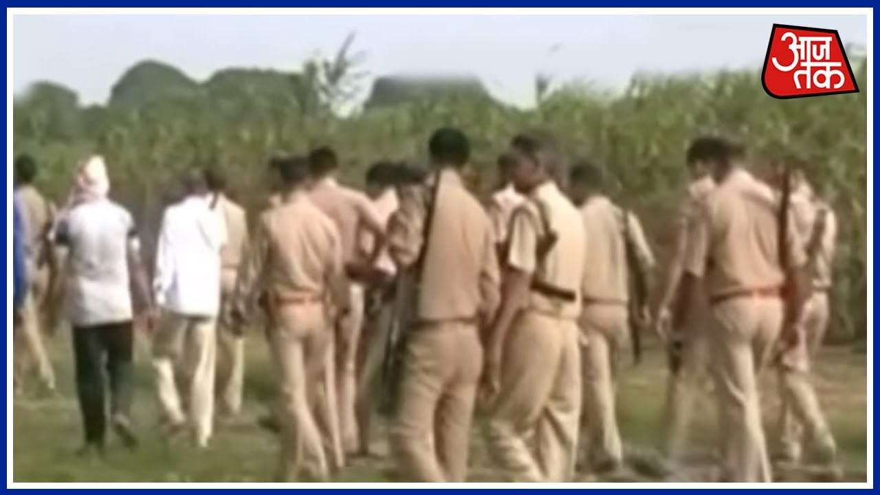 Live Encounter Between UP Police And Gangsters