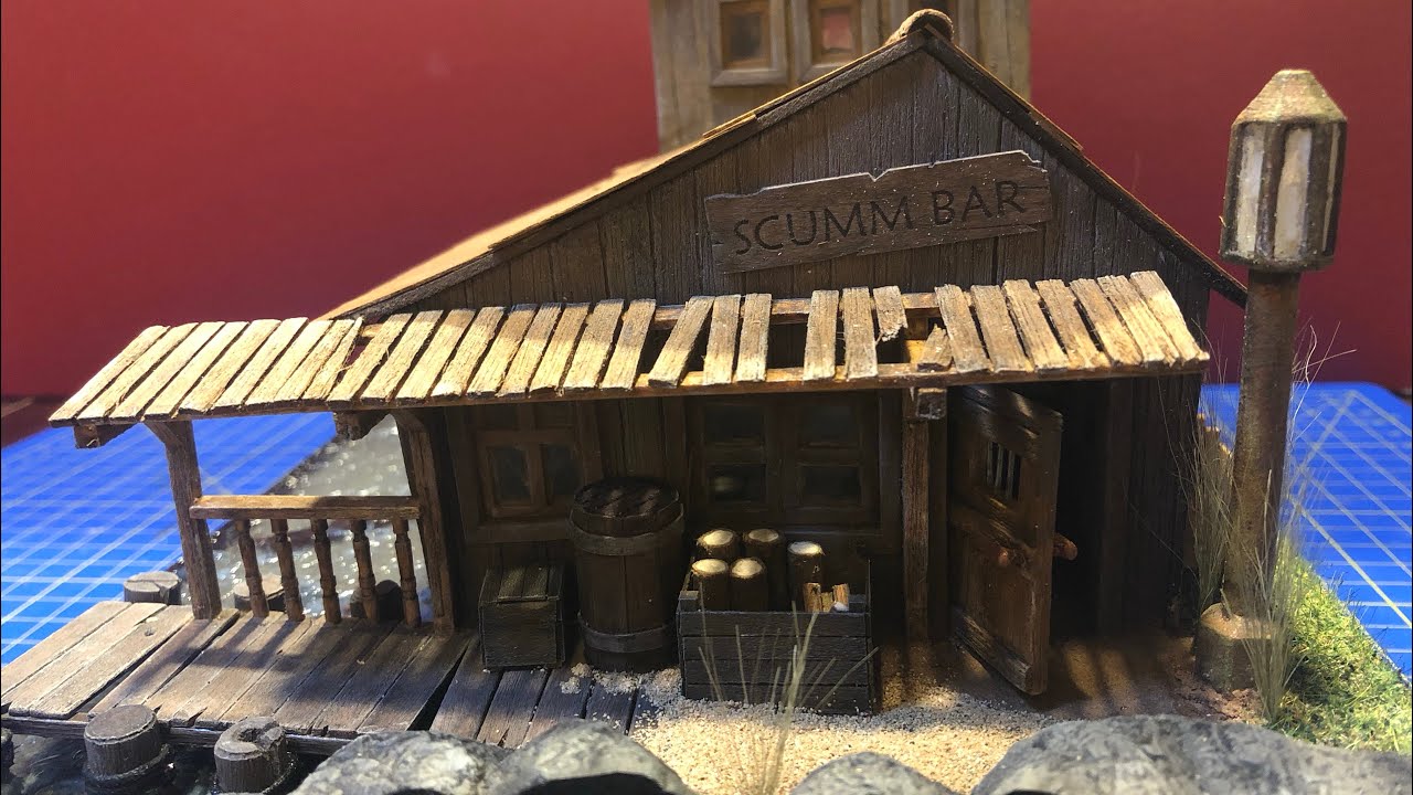 Making a diorama of Monkey Island’s Scumm Bar