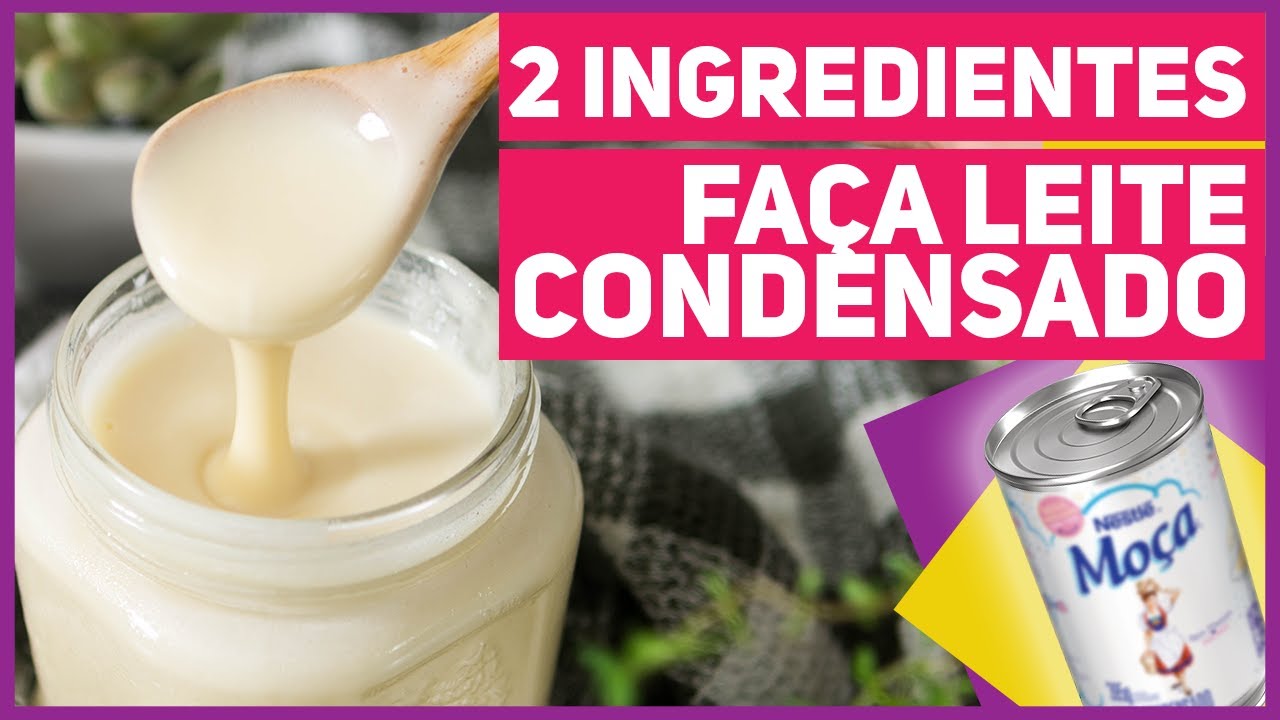 FAÇA LEITE CONDENSADO CASEIRO COM SÓ 2 INGREDIENTES! + Pudim de Leite Condensado 4 ingredientes!