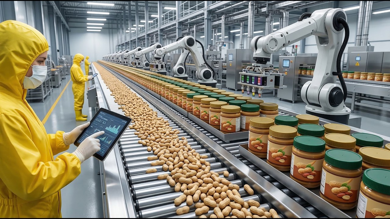 From Peanut Fields to Peanut Butter: Inside the Massive Factory Process