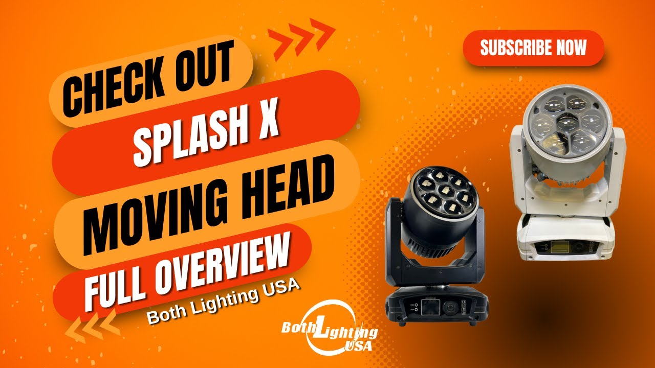 Splash X | Fixture Settings Overview and Demo | Both Lighting USA