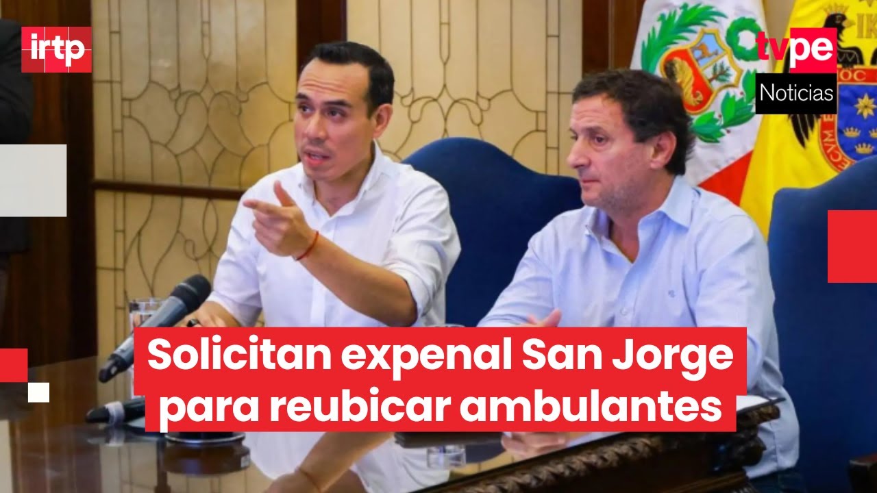 Municipalidad de Lima solicita el uso del expenal San Jorge para reubicar ambulantes