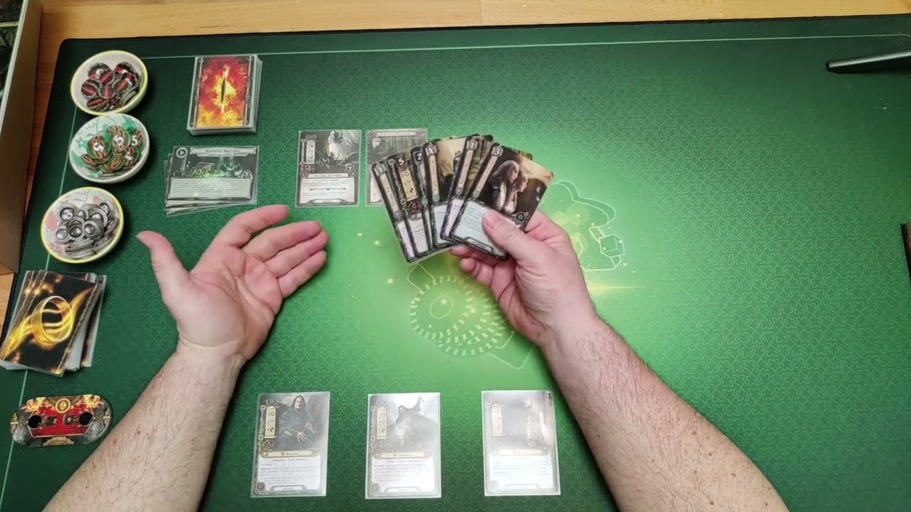 Seigneur des anneaux le jeu de carte en solo