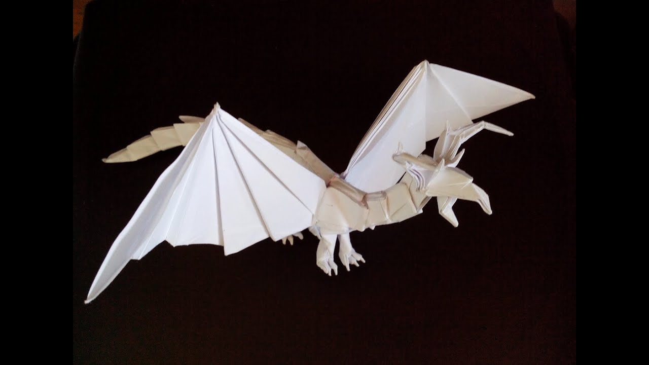 Дракон оригами, dragon origami (Tadashi Mori)