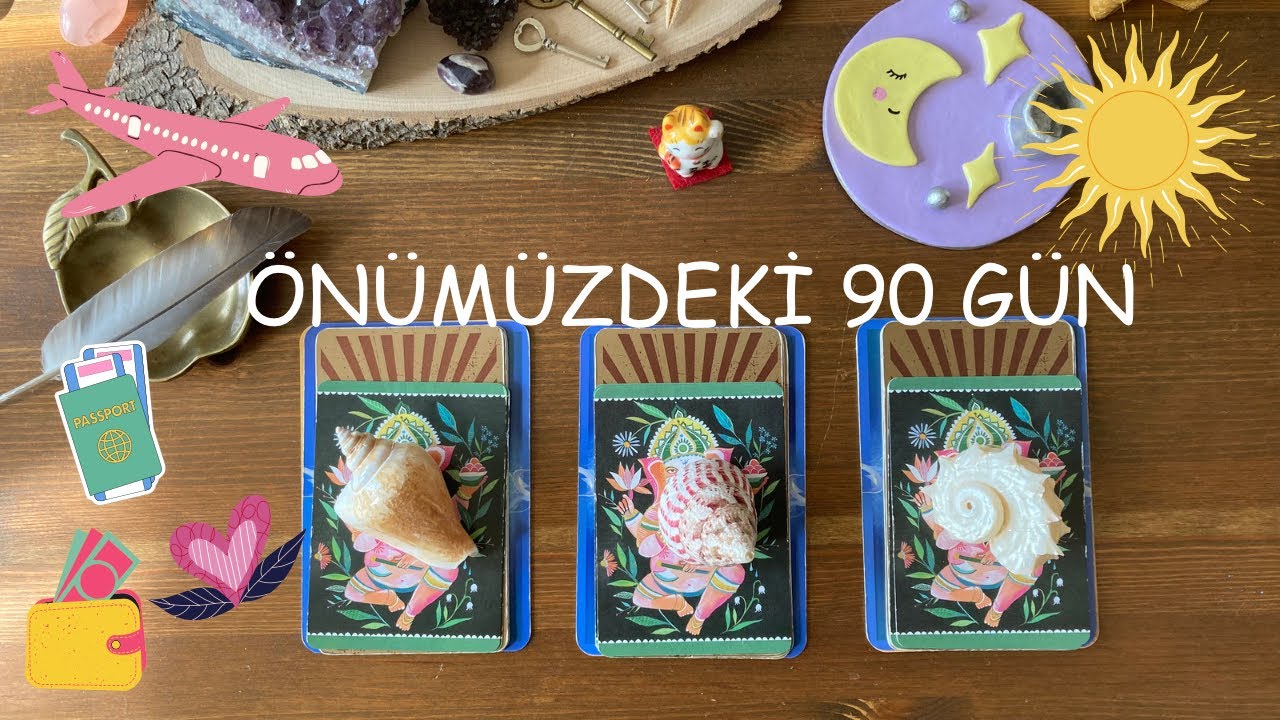 Zamansız Önümüzdeki 90 Gün için Deste Seç 🐚✨🔮 #tarot #desteseç  #zamansız