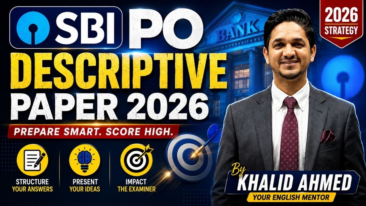 🚨 SBI PO DESCRIPTIVE PAPER 2026 🚨