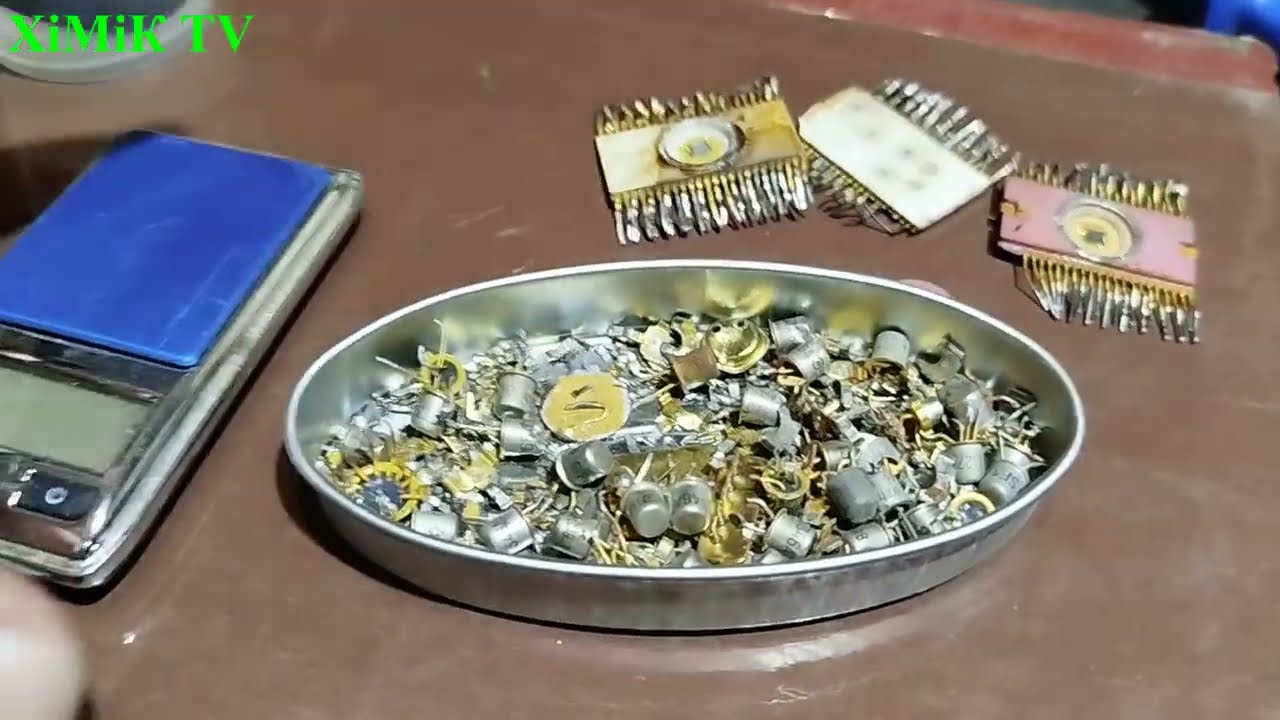 Афінаж золота з різного мікса