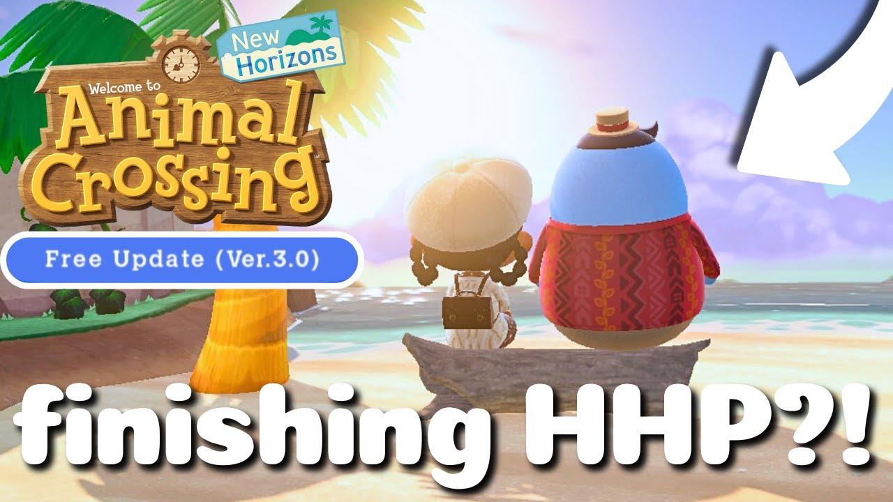 FINISHING HHP for the FIRST time EVER?!  | Animal Crossing New Horizons