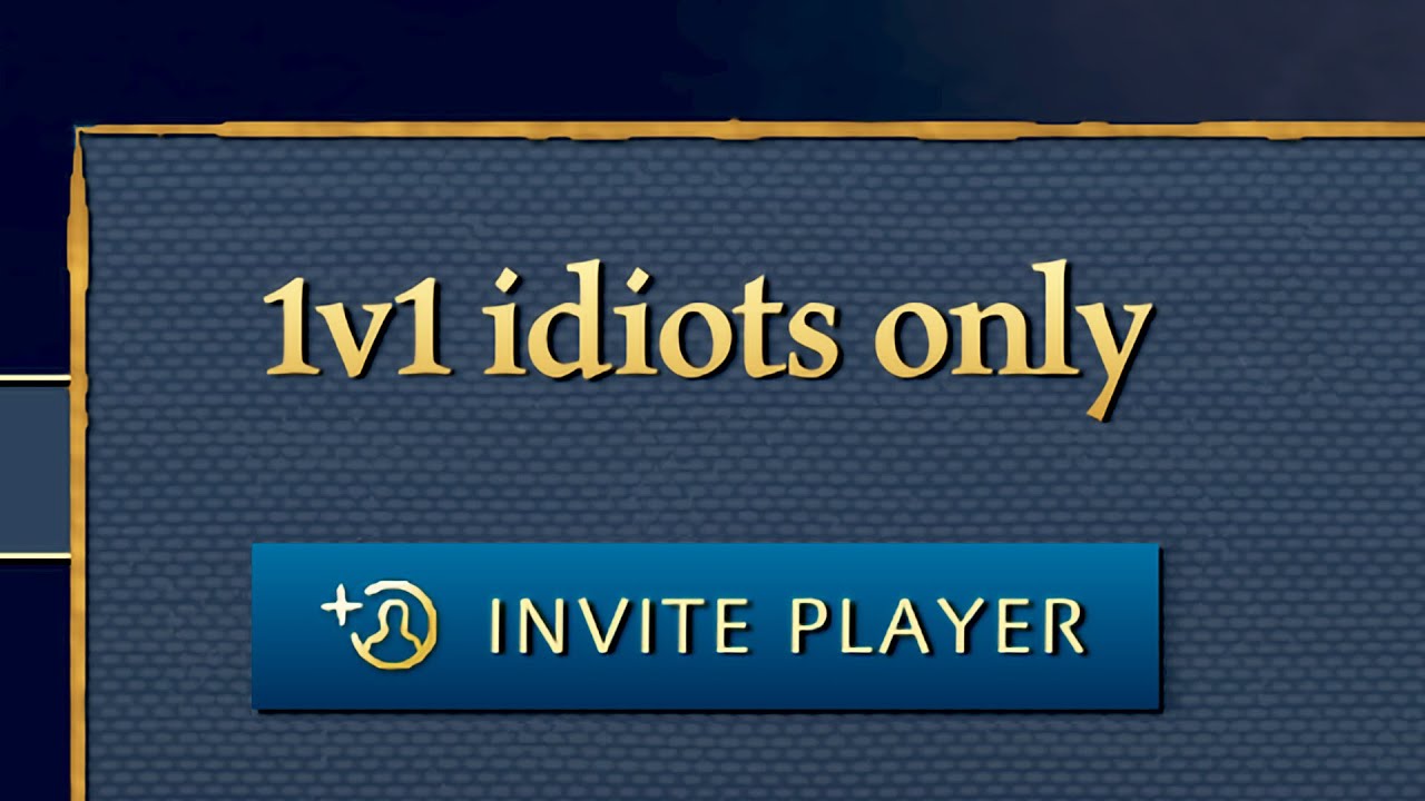 1v1 idiots only