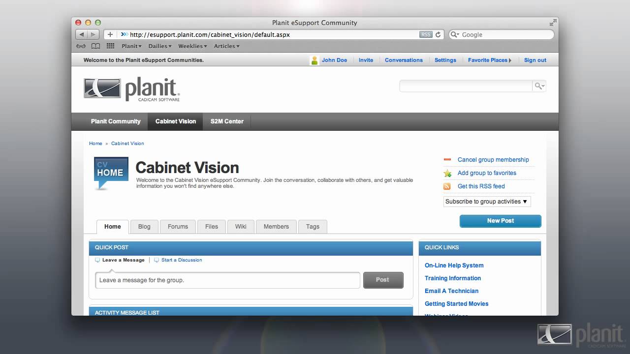 Planit eSupport Software Updates
