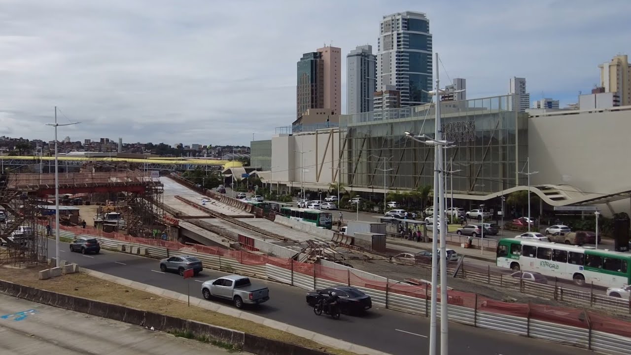 SALVADOR BAHIA - BRT CIDADELA AV. ACM OBRAS REGI&Atilde;O DO SHOPPING DA BAHIA AT&Eacute; ESTA&Ccedil;&Atilde;O METR&Ocirc; RODOVI&Aacute;RIA