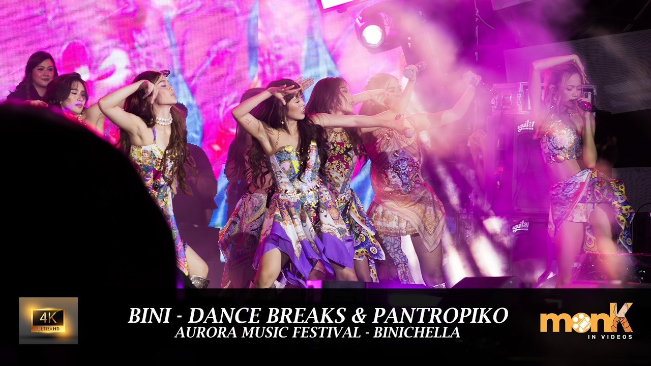BINI [Dance Breaks & Pantropiko] [4K][Aurora Music Festival] [BINICHELLA]