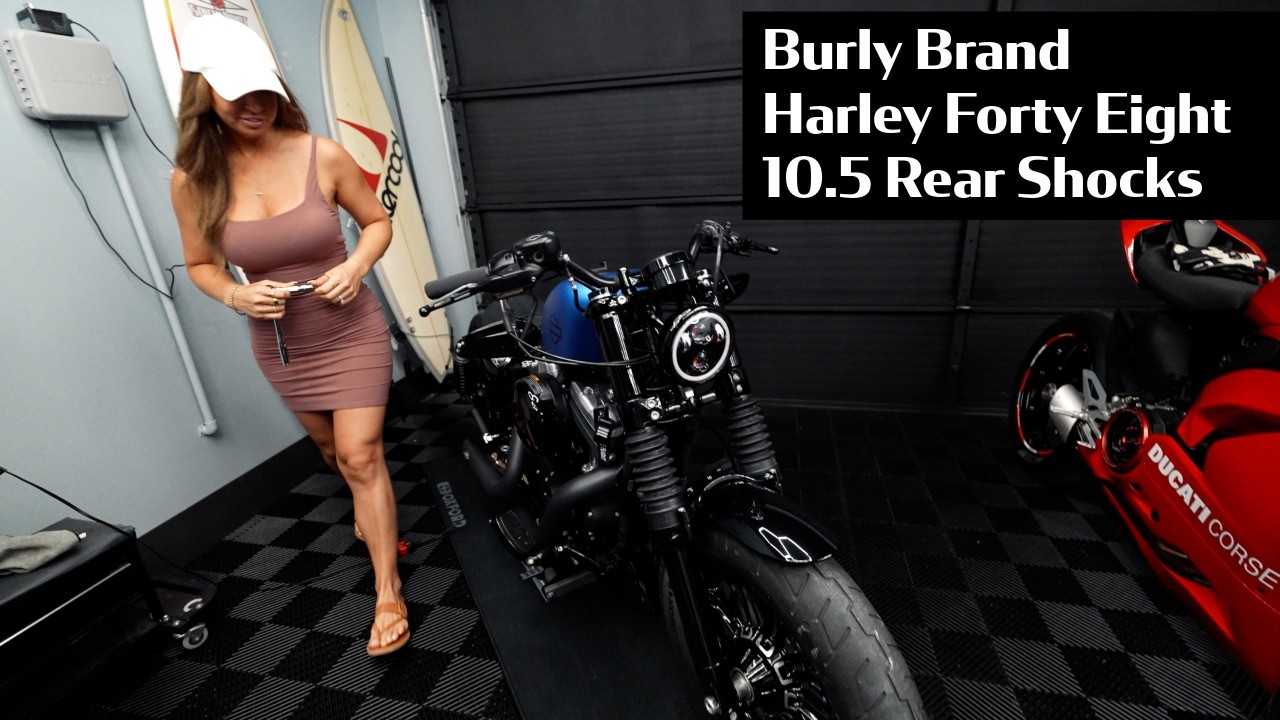 Burly Brand Slammer Shocks | Harley Forty Eight