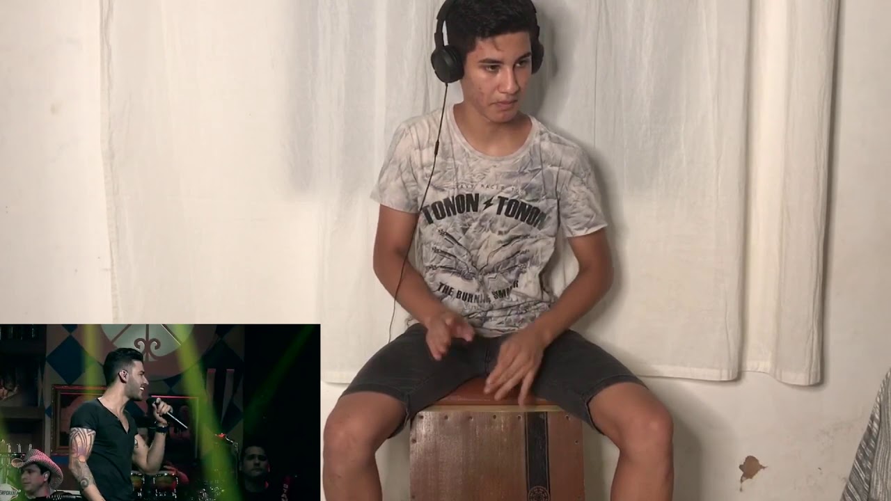 Allan - Jejum de amor ( Gusttavo Lima ) Cajon cover/ Vídeo aula de cajon