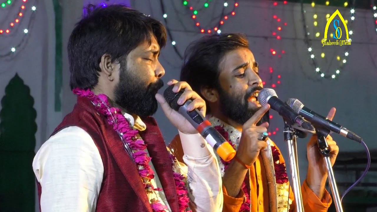 janab khurram & waseem sb 4 shaban 2019 jashn e mola Abbas a.s dargha hazrat abbas a.s